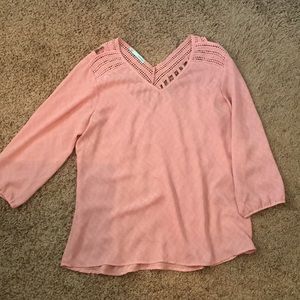 Blush Maurices Blouse